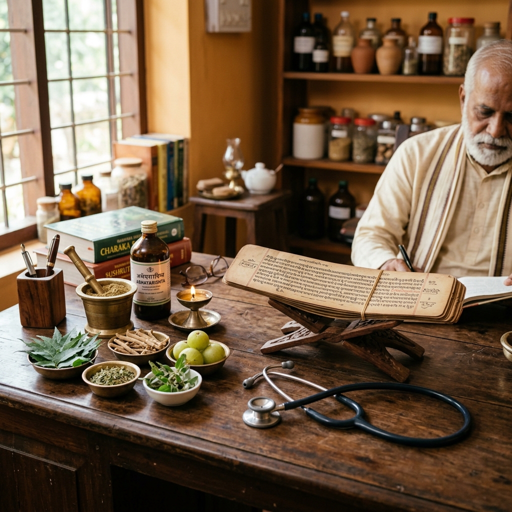 Ayurvedic Doctor Consultation Room